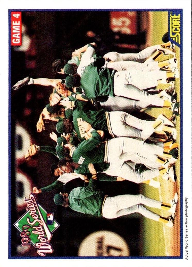 1990 World Series Game 4 #703