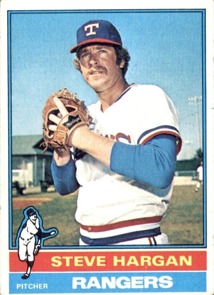 1976 Topps Steve Hargan #463 card