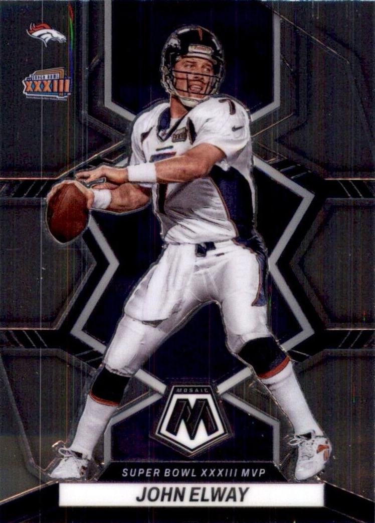 2022 Panini Mosaic John Elway [Camo Pink] #297 card