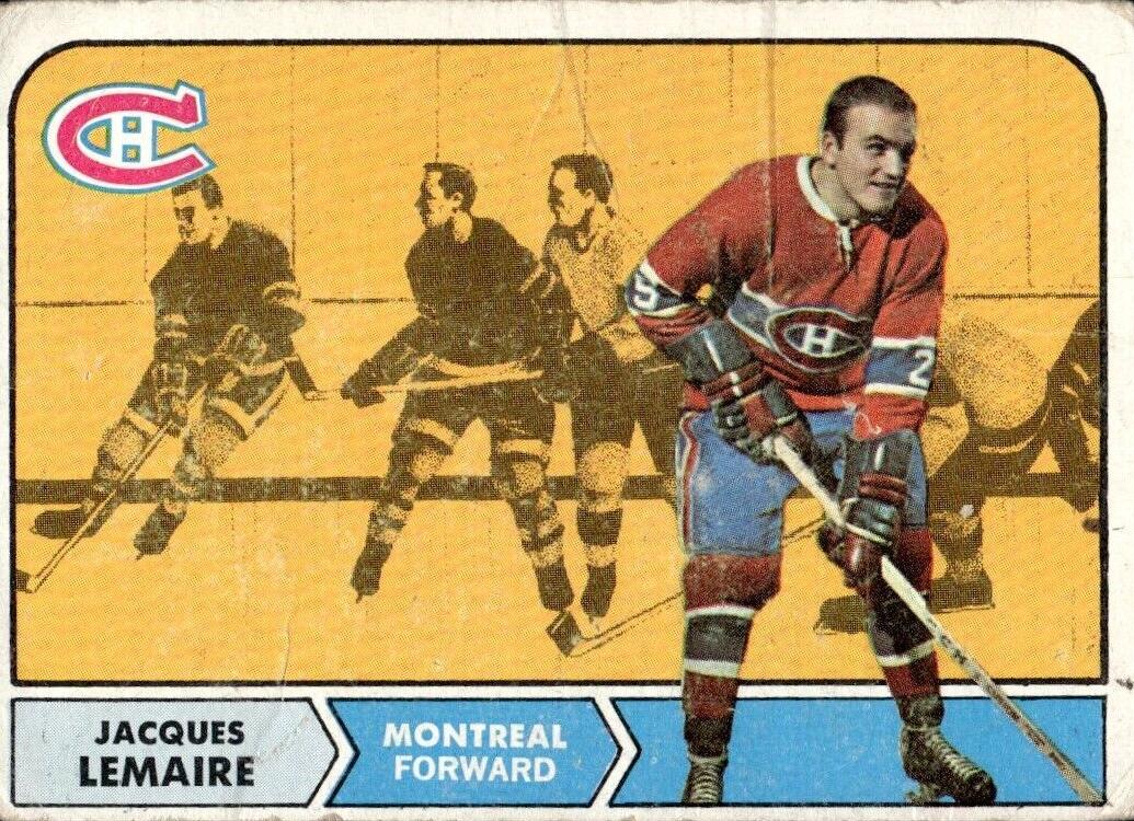 1968 Topps Jacques Lemaire #63 card