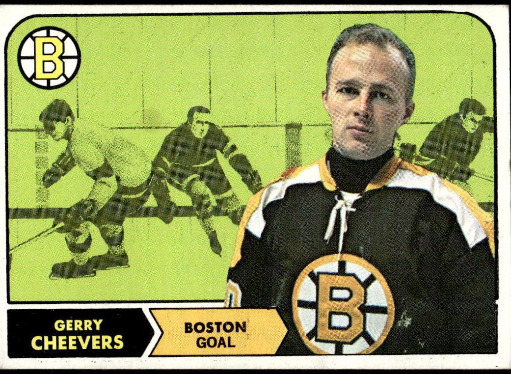 1968 Topps Gerry Cheevers #1 card