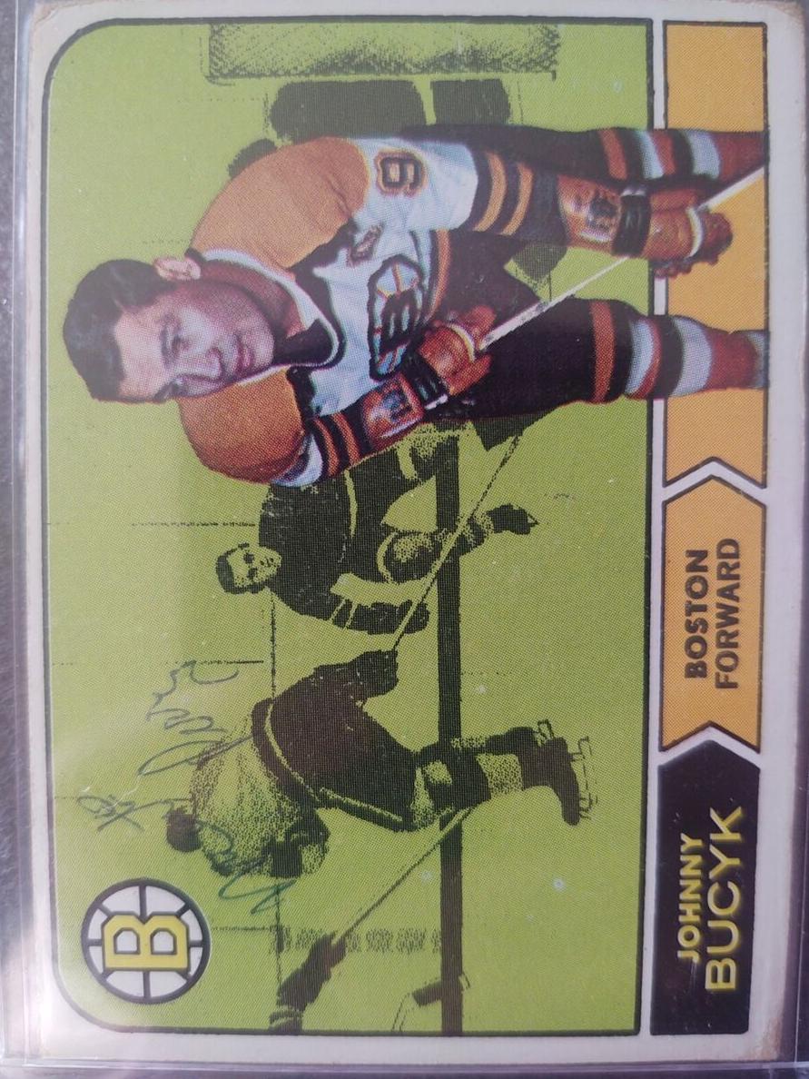 1968 Topps Johnny Bucyk #5 card