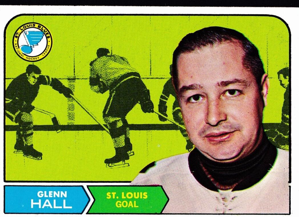 1968 Topps Glenn Hall #111 card