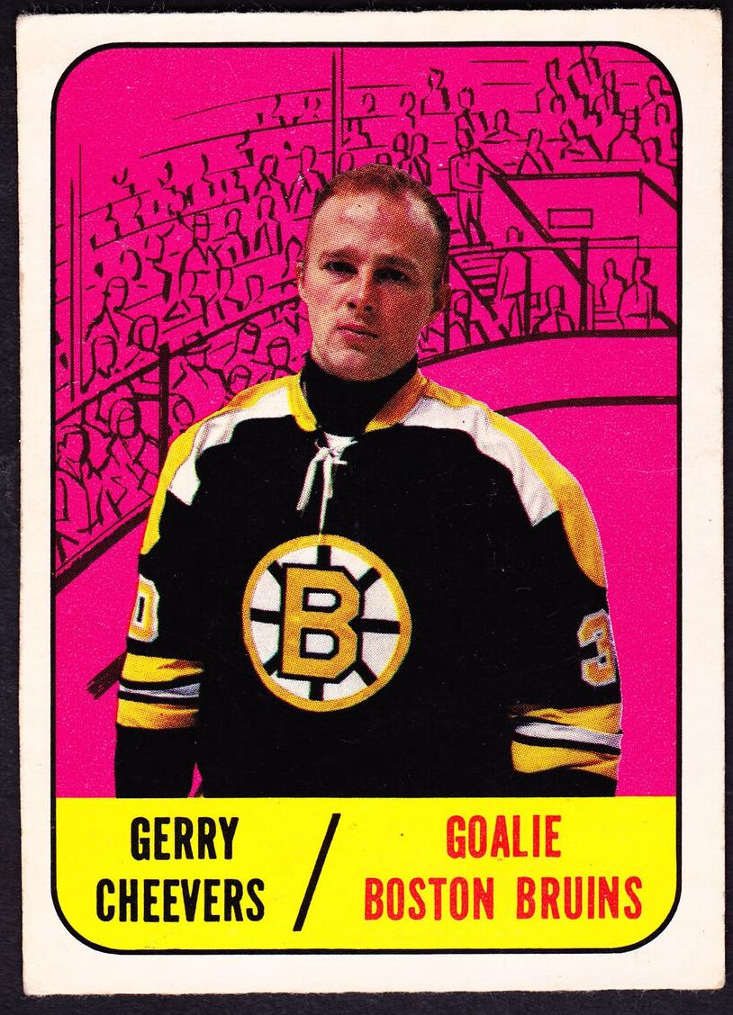 1967 Topps Gerry Cheevers #99 card