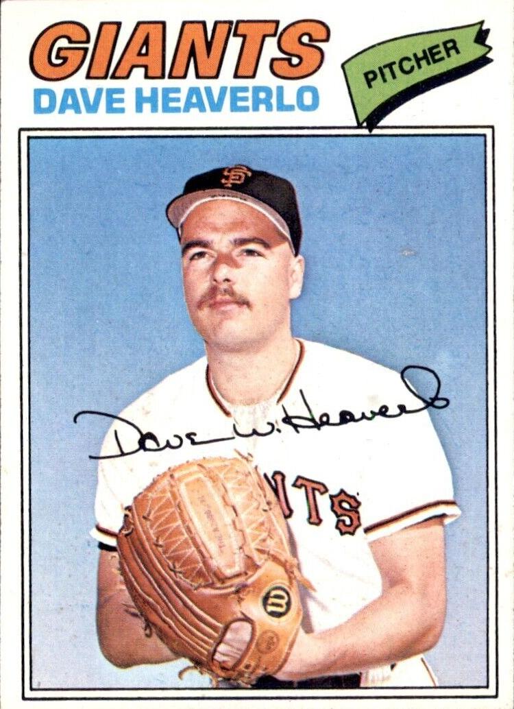 1977 Topps Dave Heaverlo #97 card