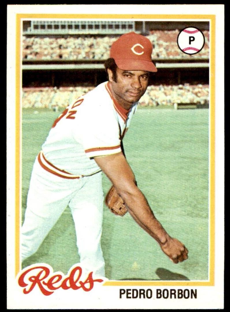 1978 Topps Pedro Borbon #220 card