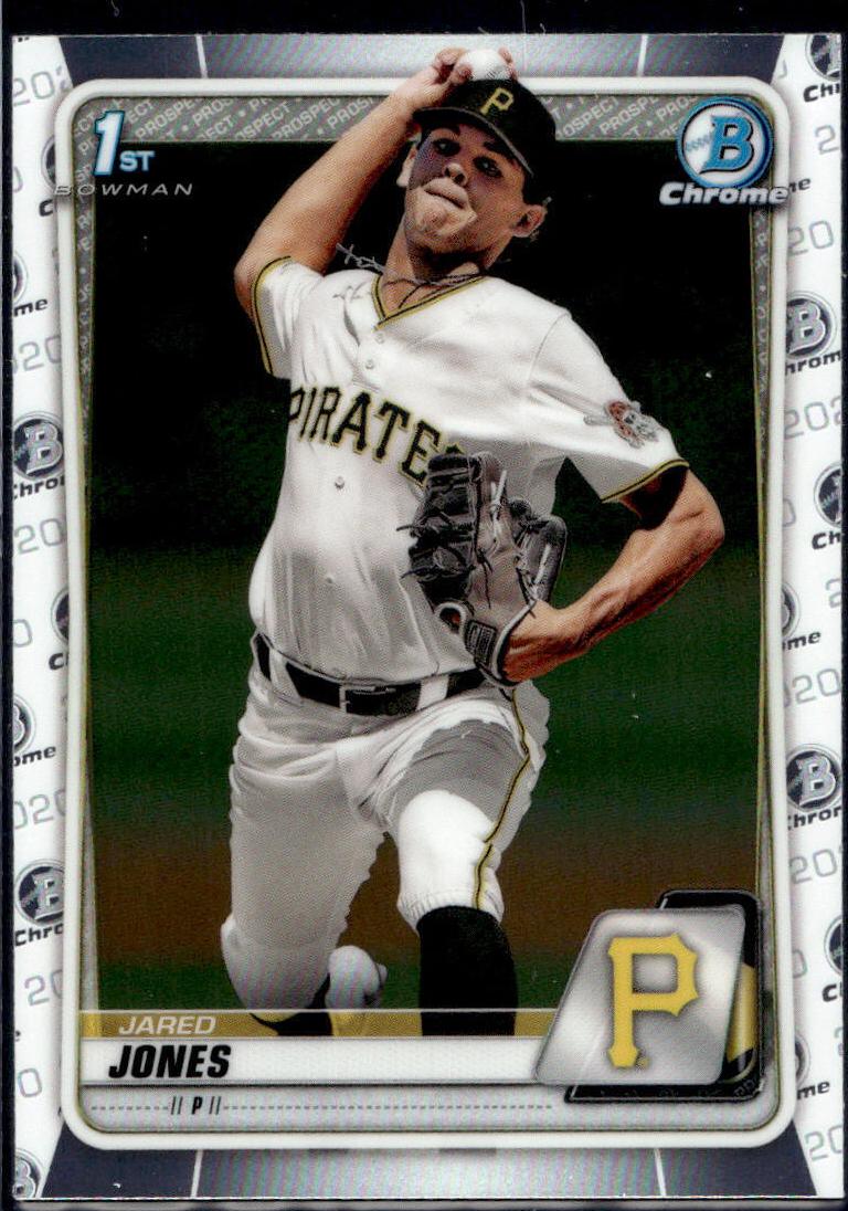 Jared Jones 2020 Bowman Chrome Draft Baseball