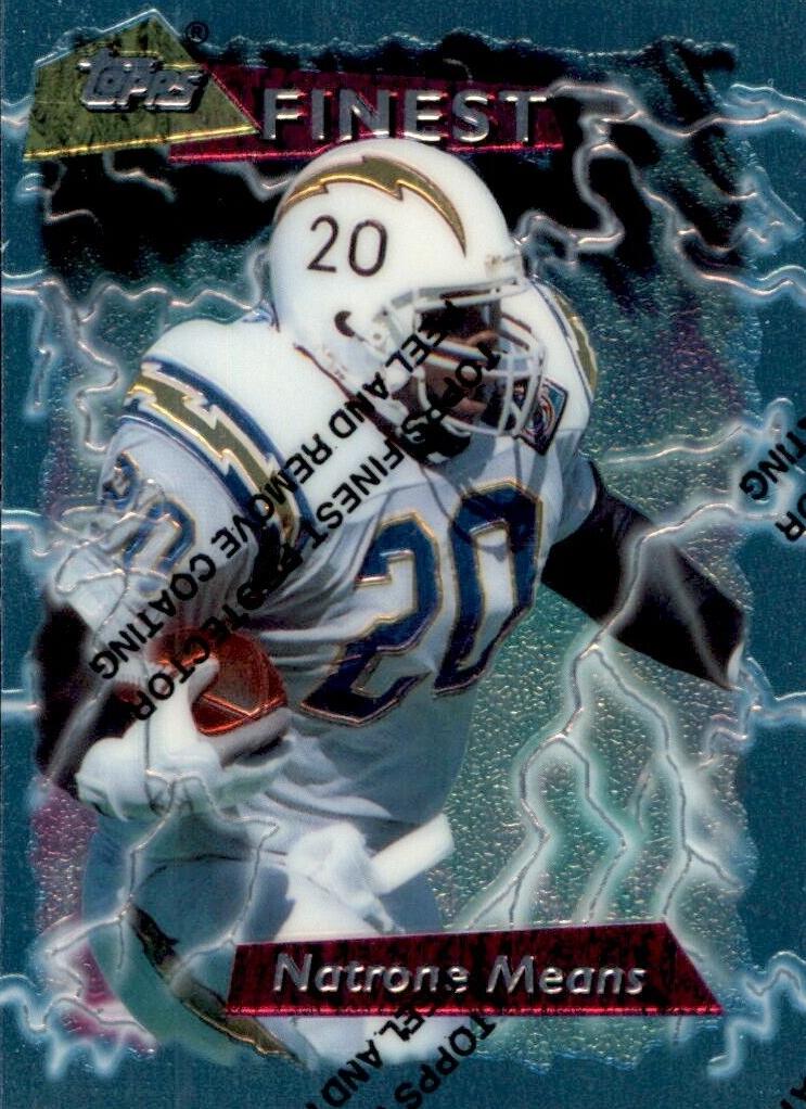 1995 Topps Finest Natrone Means #1 card
