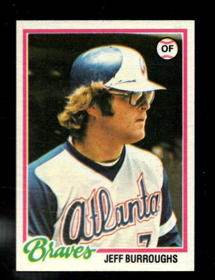 1978 Topps Jeff Burroughs #130 card