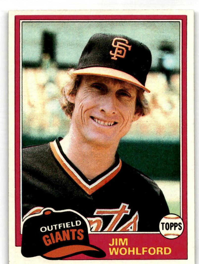 1981 Topps Jim Wohlford #11 card