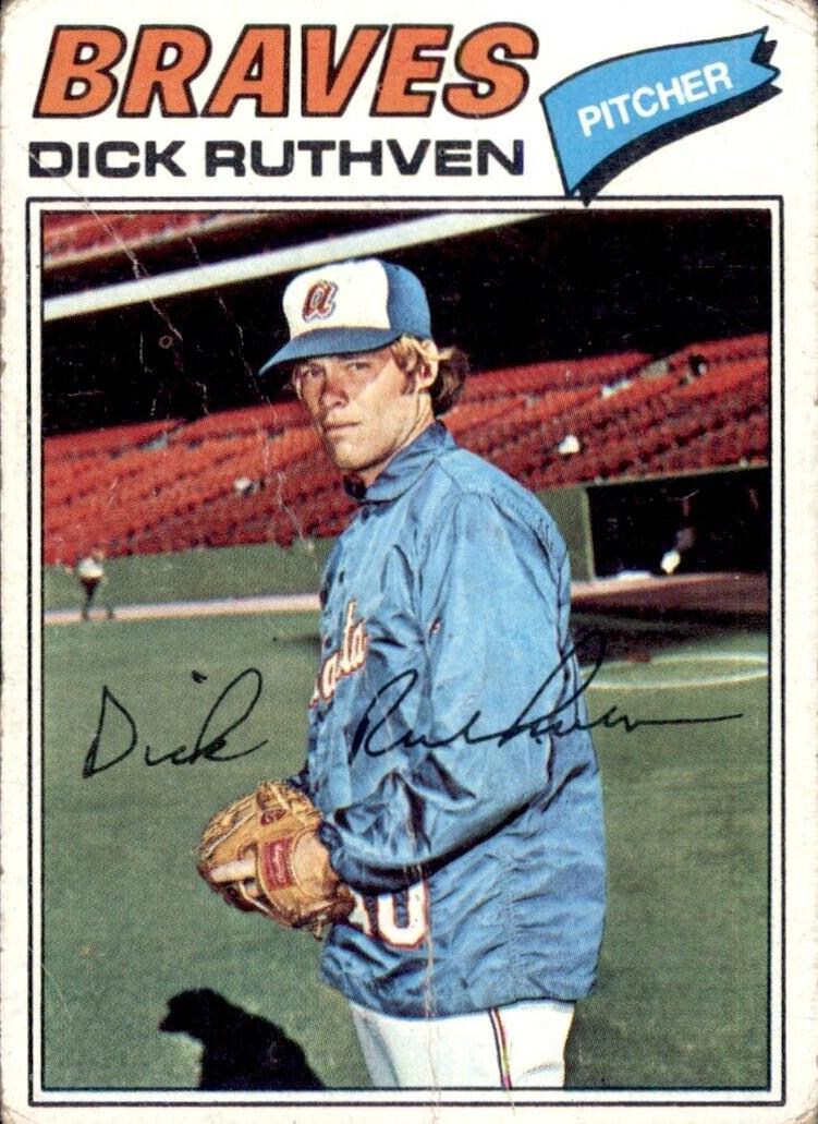 1977 Topps Dick Ruthven #575 card