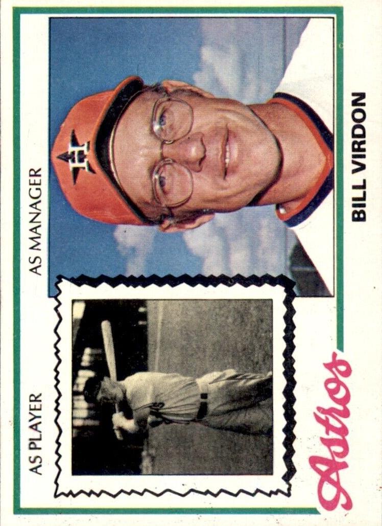 1978 Topps Bill Virdon #279 card