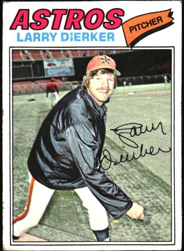 1977 Topps Larry Dierker #350 card