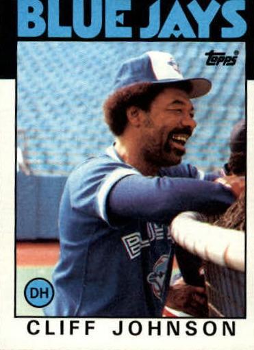 1986 Cliff Johnson #348