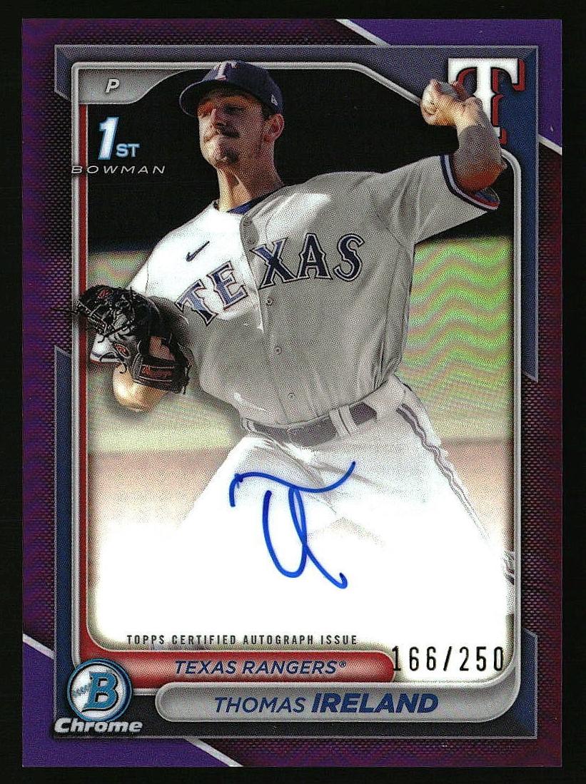 Thomas Ireland 2024 Bowman Chrome Baseball card