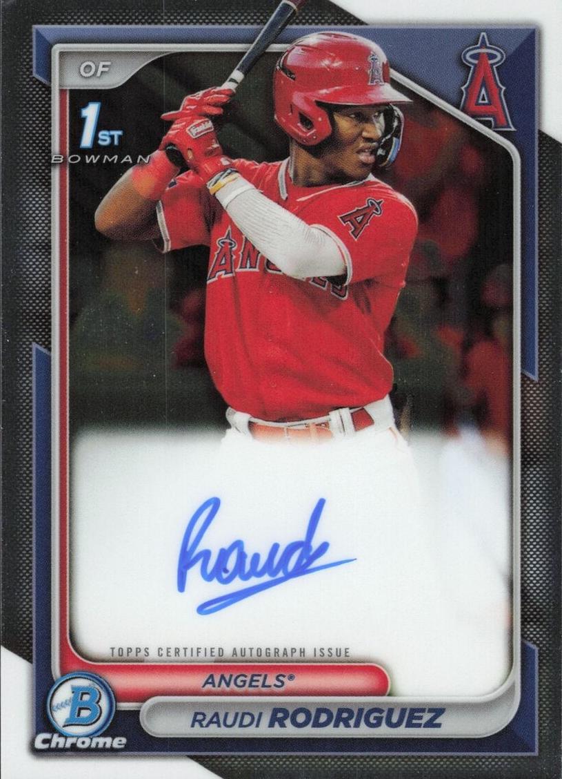 Raudi Rodriguez 2024 Bowman Chrome Baseball card