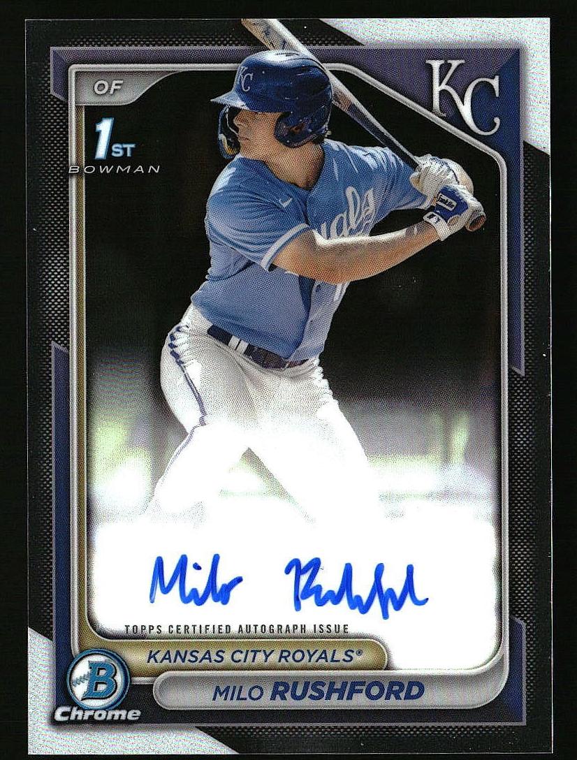 Milo Rushford 2024 Bowman Chrome Baseball card