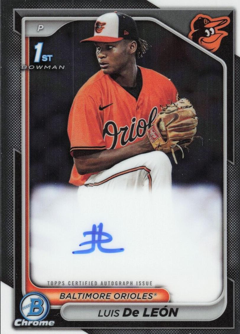 Luis De Leon 2024 Bowman Chrome Baseball card