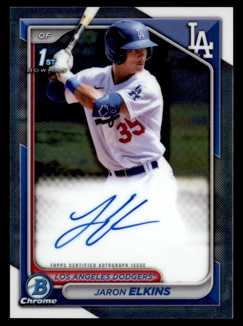 Jaron Elkins 2024 Bowman Chrome Baseball card