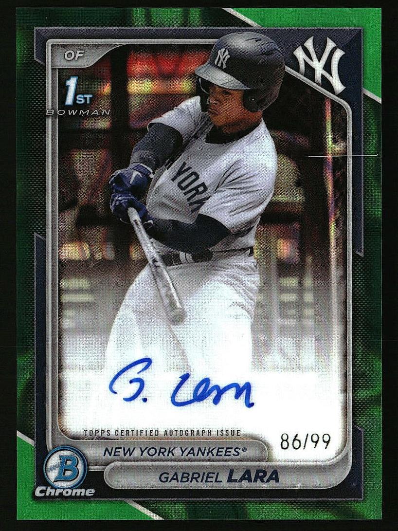 Gabriel Lara 2024 Bowman Chrome Baseball card
