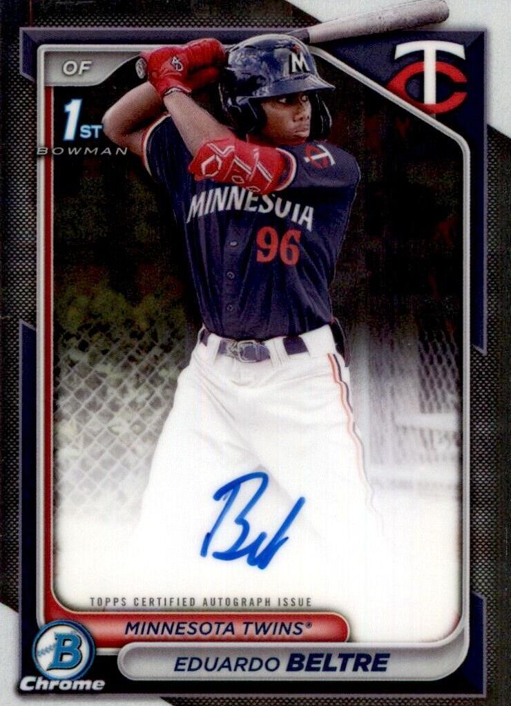 Eduardo Beltre 2024 Bowman Chrome Baseball card