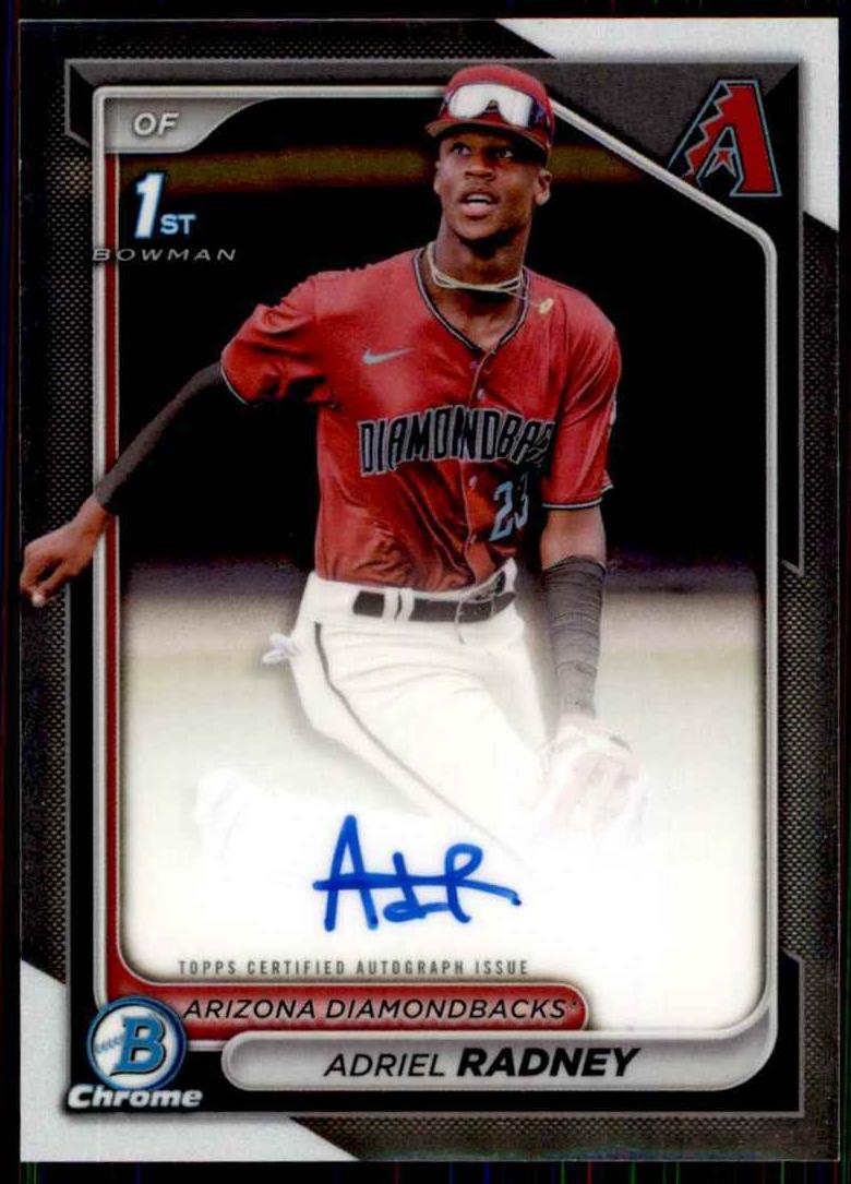 Adriel Radney 2024 Bowman Chrome Baseball card