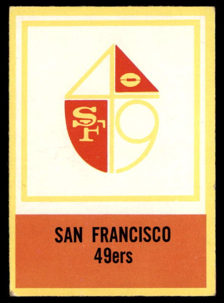 1967 Philadelphia San Francisco 49ers #180 card