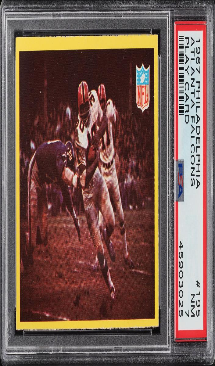1967 Philadelphia Atlanta Falcons #195 card