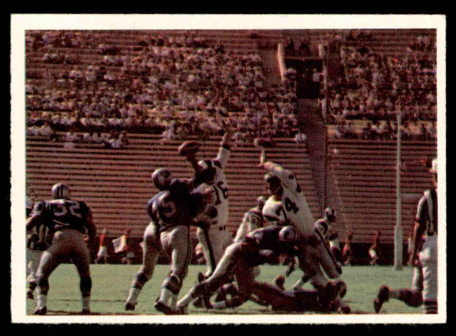 1966 Philadelphia Detroit Lions [Play Card] #78 card