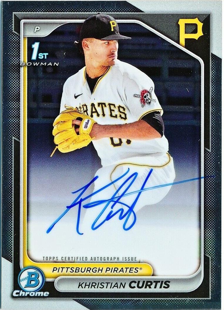 Khristian Curtis 2024 Bowman Chrome Baseball card