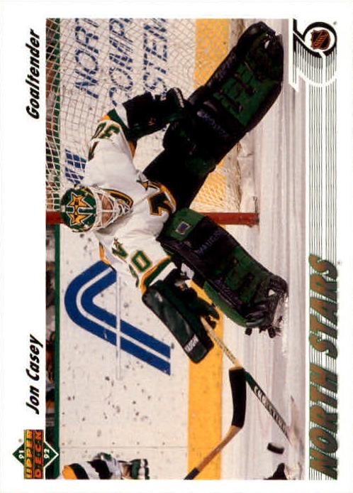 1991 Upper Deck Jon Casey #205 card