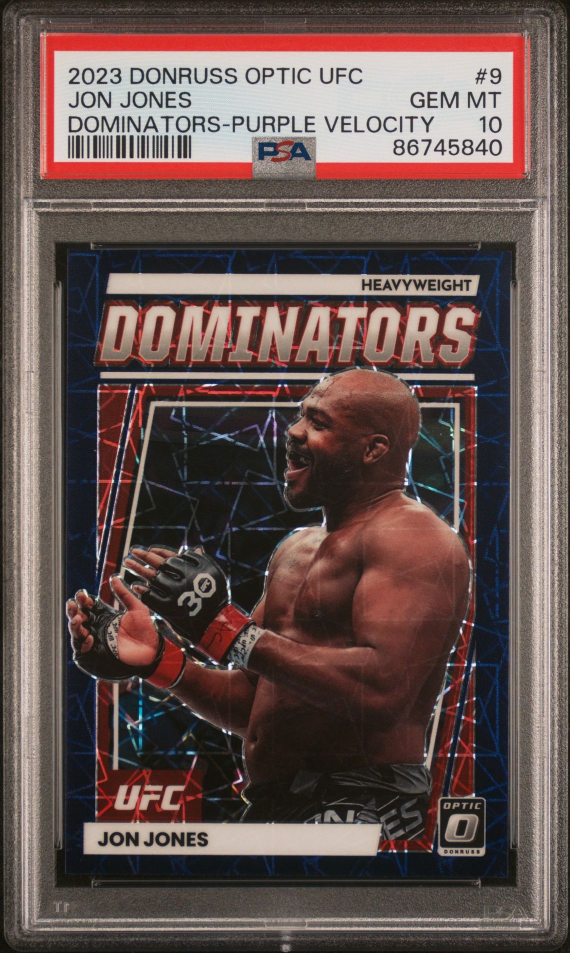 2023 Jon Jones [Purple Velocity] #9