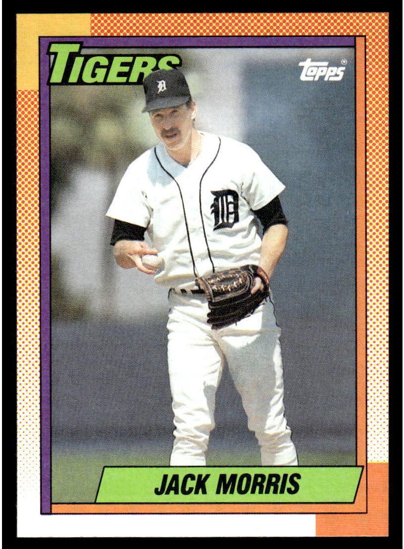 1990 Topps Jack Morris #555 card