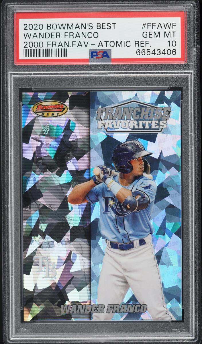 2020 Bowman's Best Baseball Atomic Refractor Wander Franco #FFA-WF PSA 9