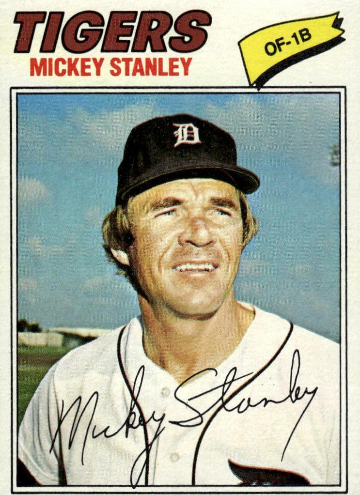 1977 Topps Mickey Stanley #533 card