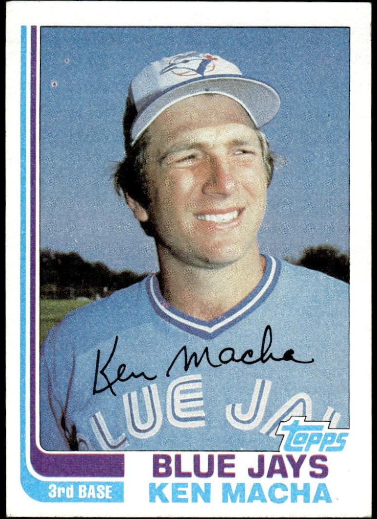 1982 Topps Ken Macha #282 card