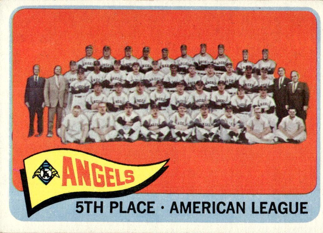 1965 Topps Angels Team #293 card