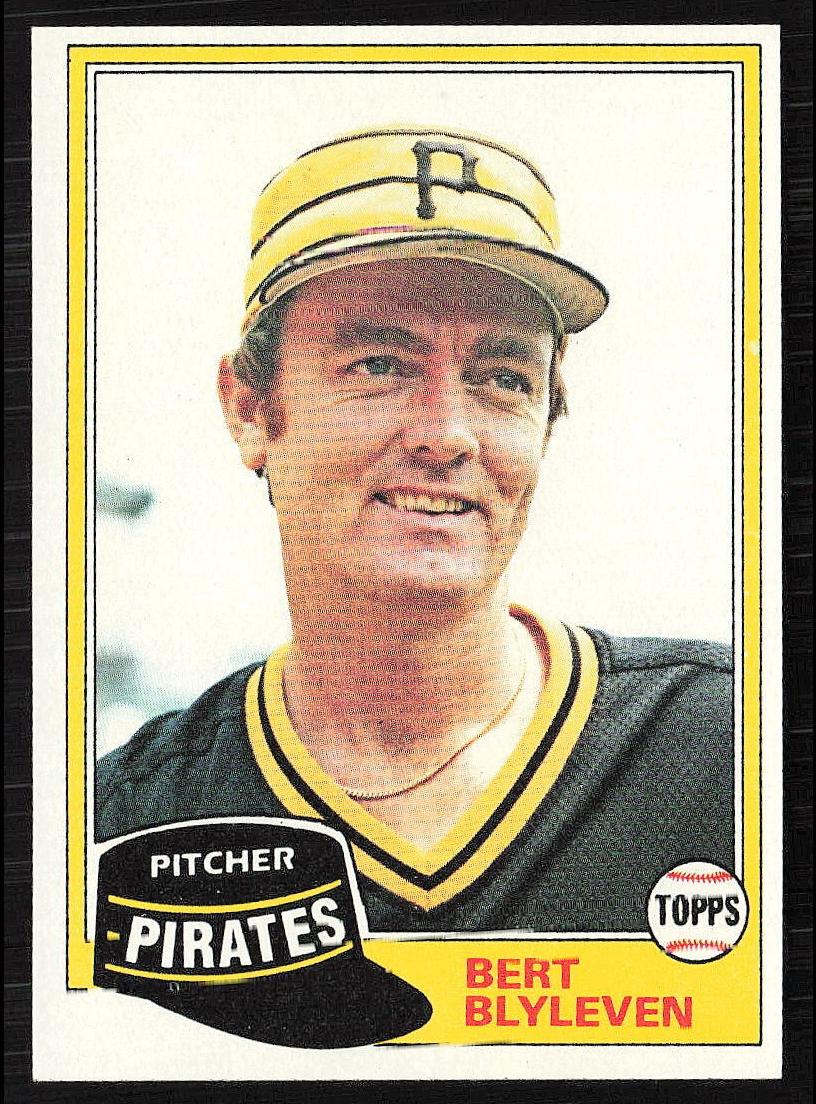 1981 Topps Bert Blyleven #554 card