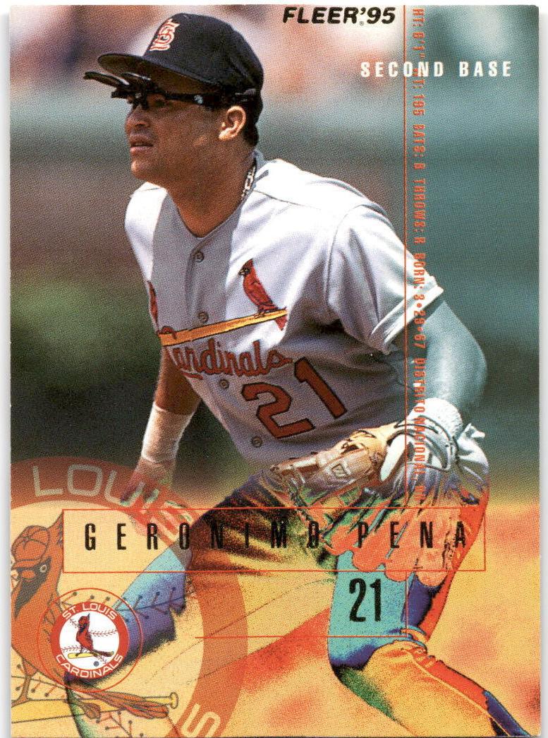 1995 Fleer Geronimo Pena #506 card