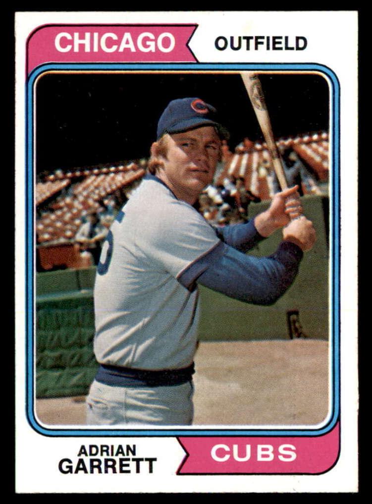 1974 Topps Adrian Garrett #656 card