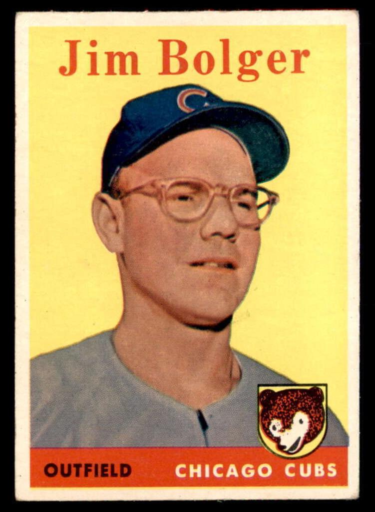 1958 Topps Jim Bolger #201 card