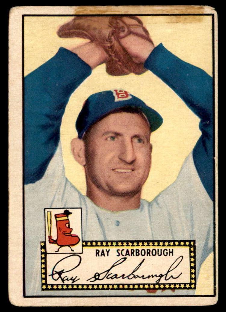 1952 Topps Ray Scarborough #43 card
