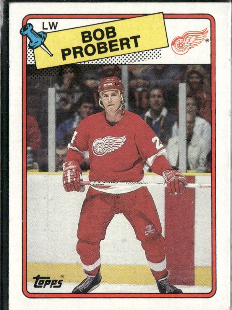 1988 O-Pee-Chee Bob Probert #181 card
