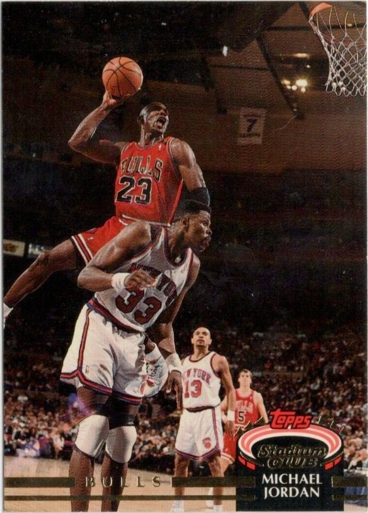 1992 Topps Stadium Club MEMBERS ONLY #1 Michael Jordan front