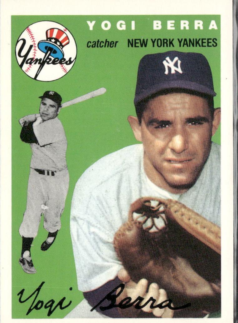 1994 Topps Archives 1954 Reprint Yogi Berra [Gold] #50 card