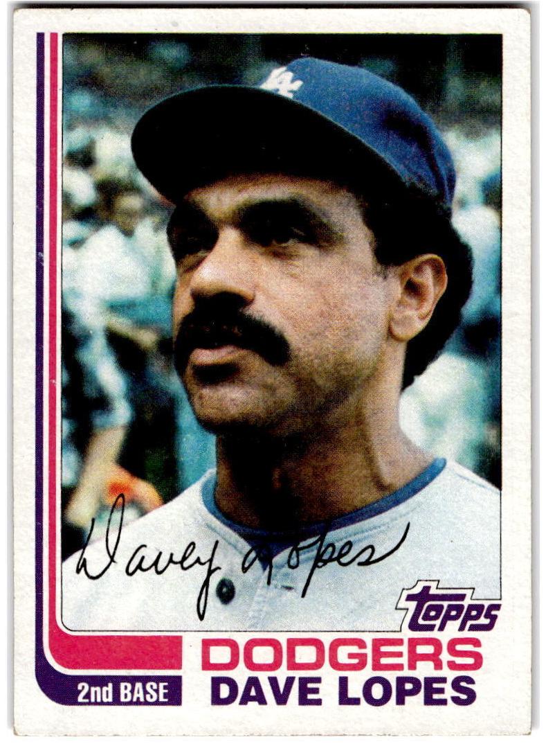 1982 Topps Dave Lopes #740 card