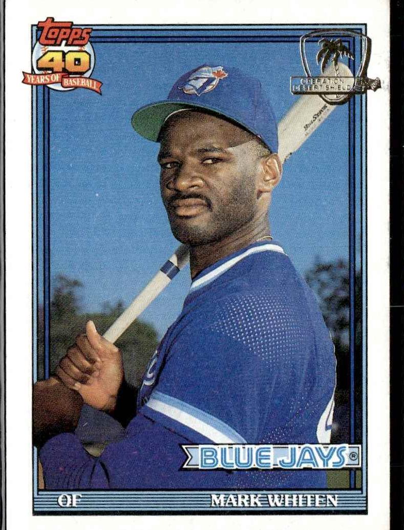1991 Topps Mark Whiten #588 card