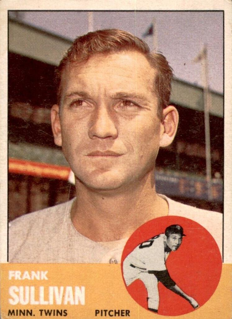 1963 Topps Frank Sullivan #389 card