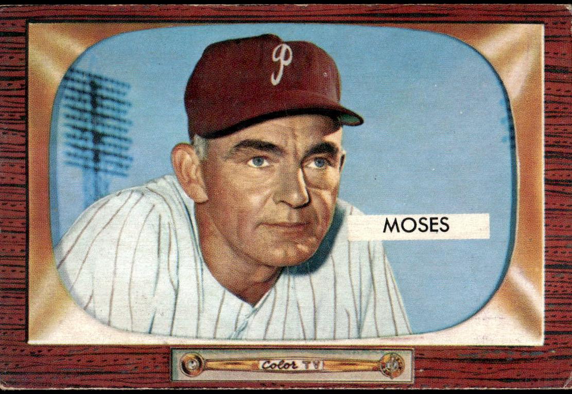 1955 Wally Moses #294