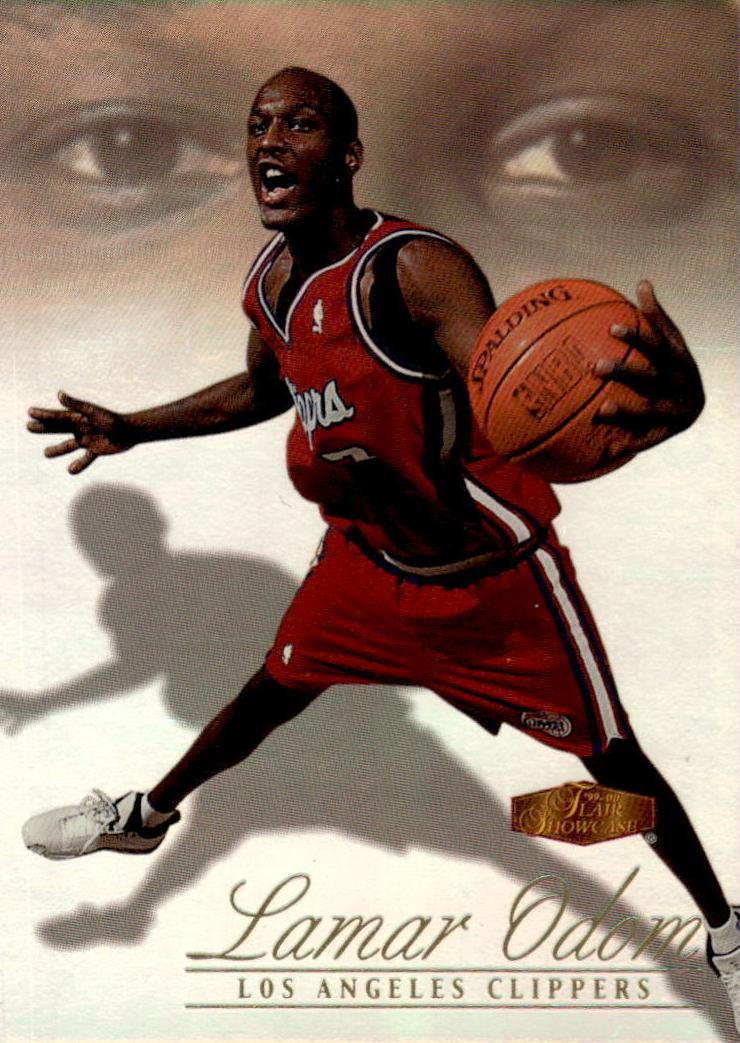 1999 Flair Showcase Lamar Odom #116 card